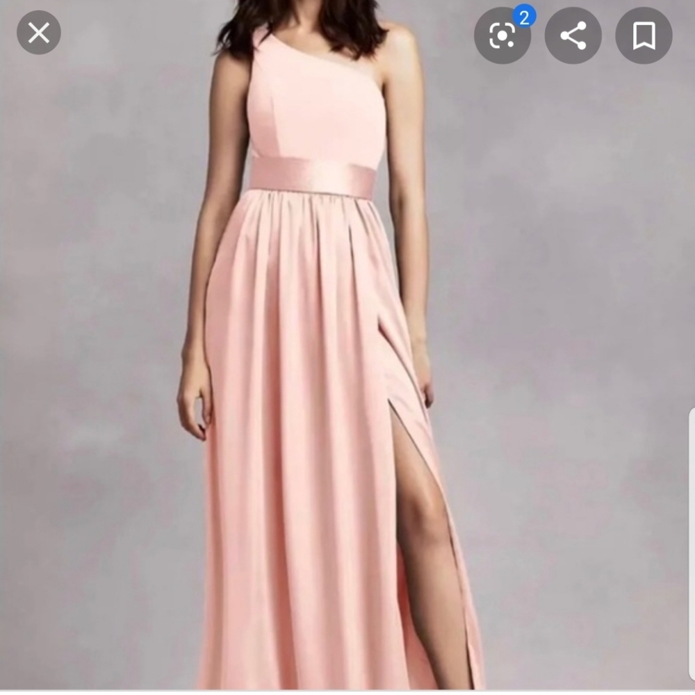 Vera Wang Blush Bridesmaid Dress